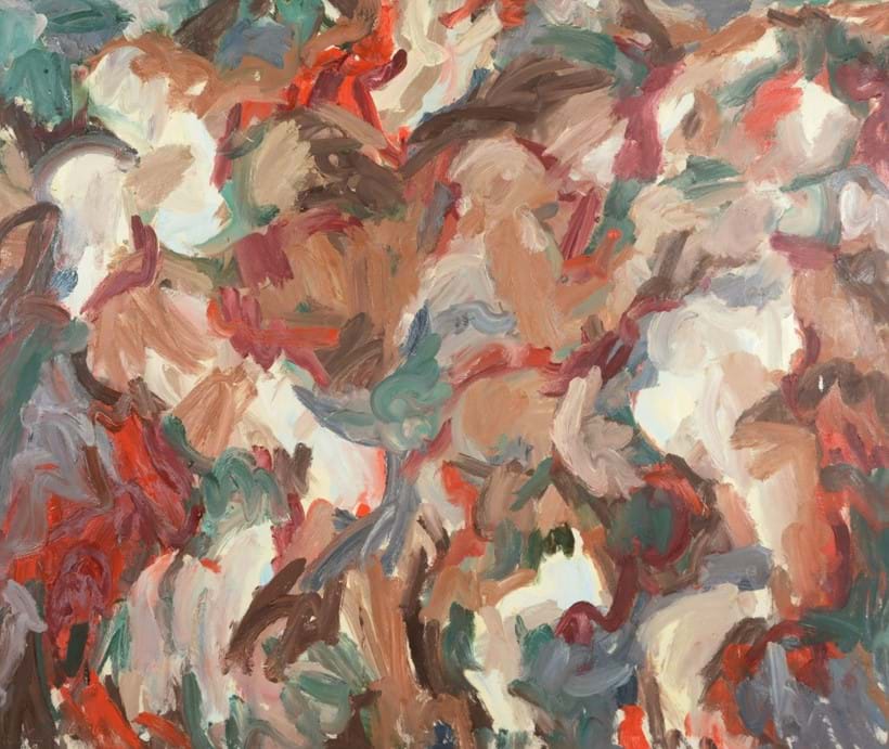Inline Image - Lot 8, Untitled, oil on canvas, signed and dated 12'66; est £4,000-6,000 (+fees)