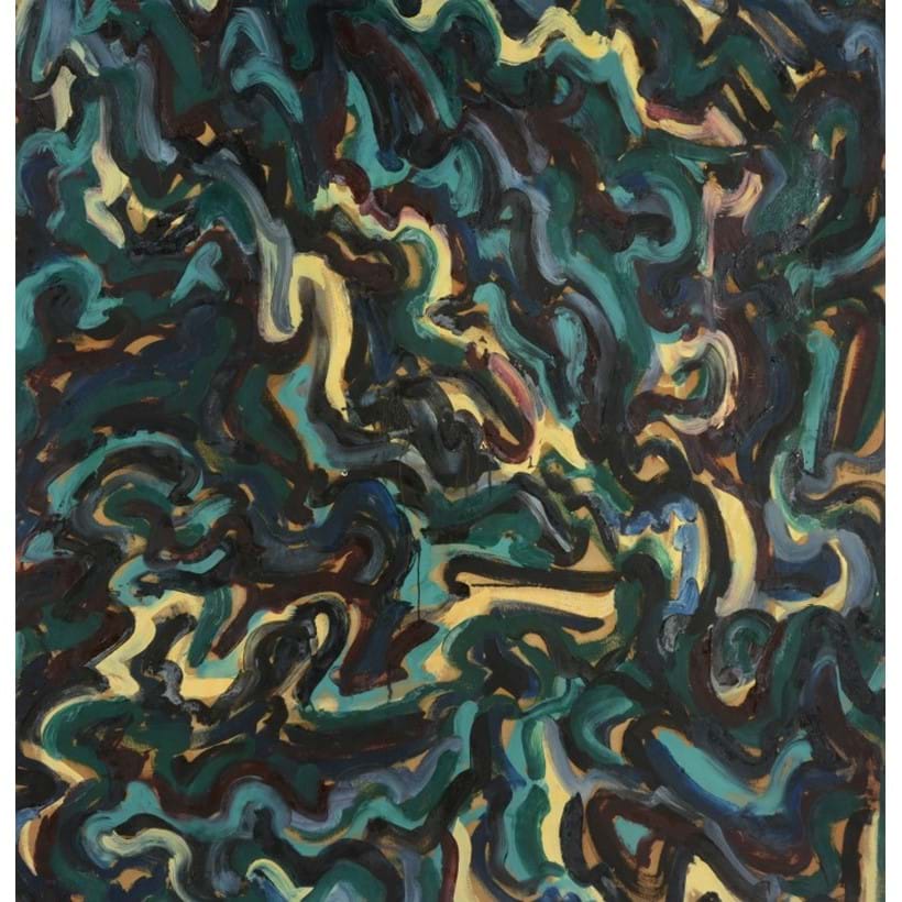 Inline Image - Lot 71, Leaving the Blue Earth Behind, oil on canvas, dated 14'9'67; est. £4,000-6,000 (+fees)