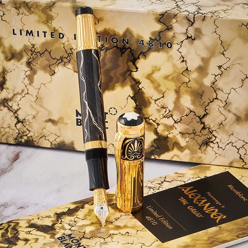Montblanc, patron of the arts series 4810, Hommage à Alexander the Great, a limited edition fountain pen, no. 4035/4810, 1998
