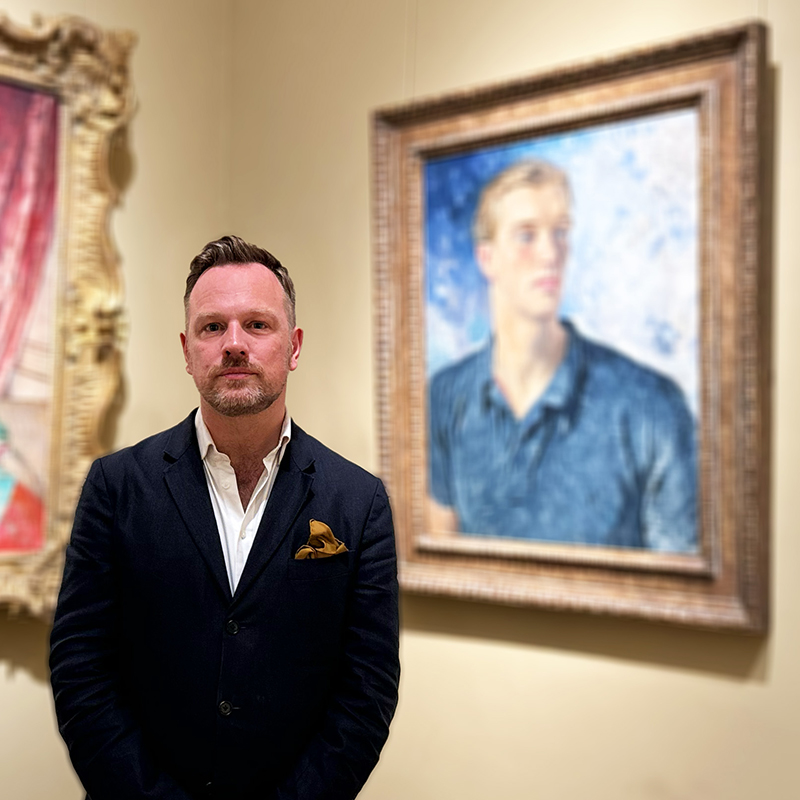 A Portrait of Vincent Paravicini by Glyn Philpot | Simon Martin