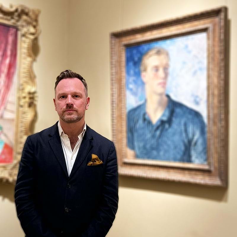 A Portrait of Vincent Paravicini by Glyn Philpot | Simon Martin