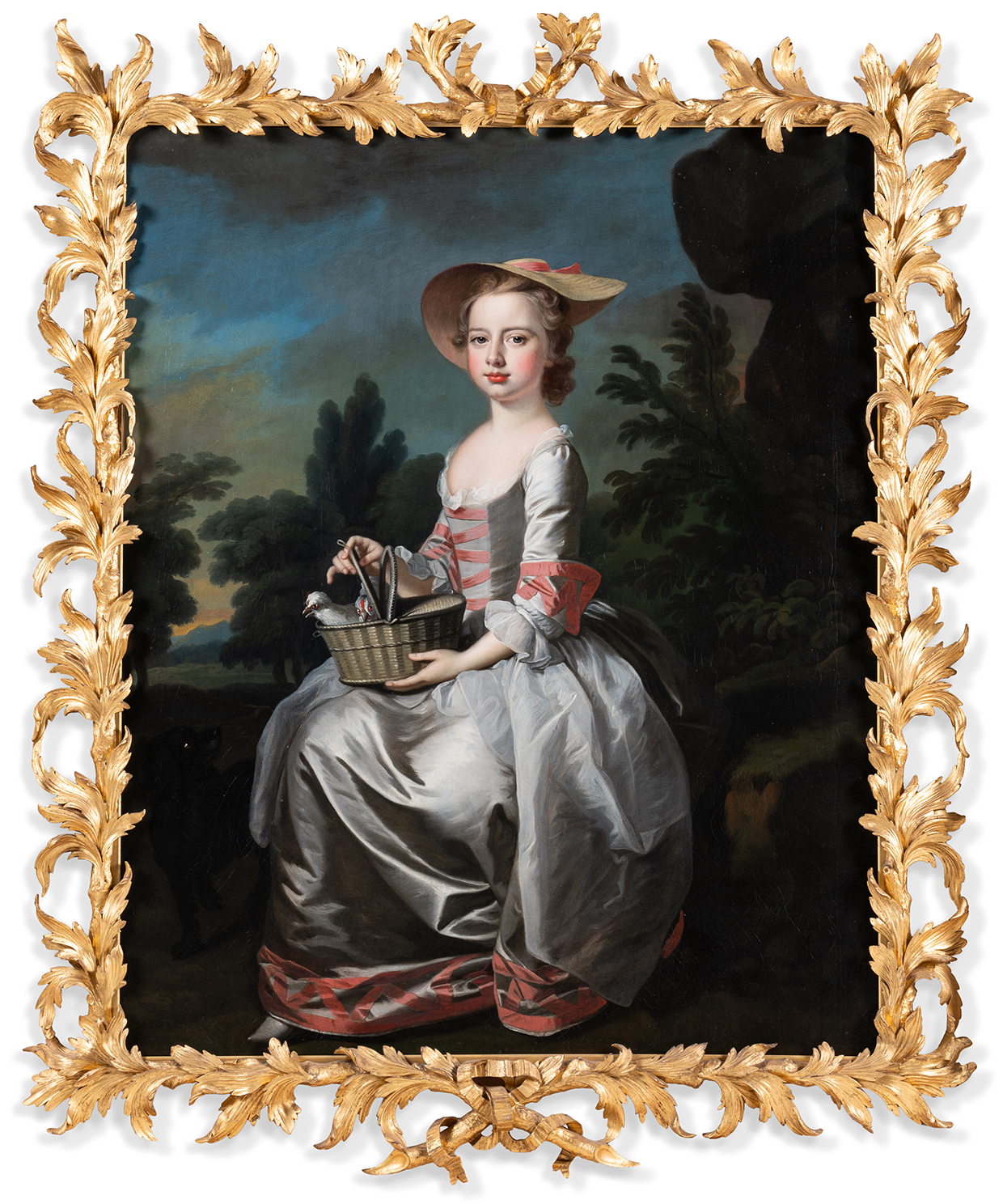 Inline Image - Lot 153: ‡ Thomas Hudson (British 1701-1779), 'Portrait of Albinia Bertie as a young girl', Oil on canvas | Est. £50,000-70,000 (+ fees)