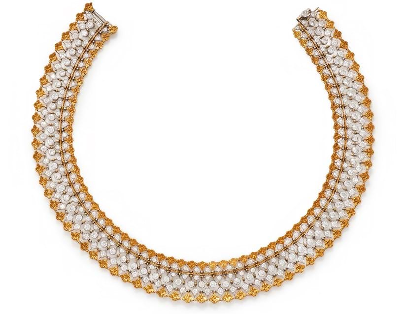 Inline Image - Lot 136: Buccellati, a diamond collar necklace | Est. £25,000-35,000 (+ fees)