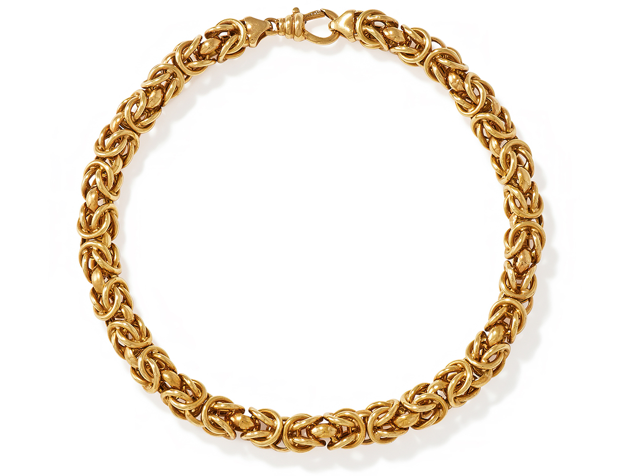 Lot 200 - Bulgari, a fancy link necklace.jpg