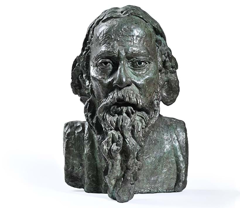 Inline Image - Lot 272: Sir Jacob Epstein (British 1880-1959) Rabindranath Tagore, Bronze | Sold for £30,440