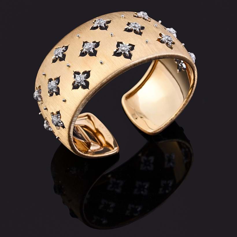 Inline Image - Buccellati, Macri Giglio, a diamond cuff bangle | Sold for £21,250