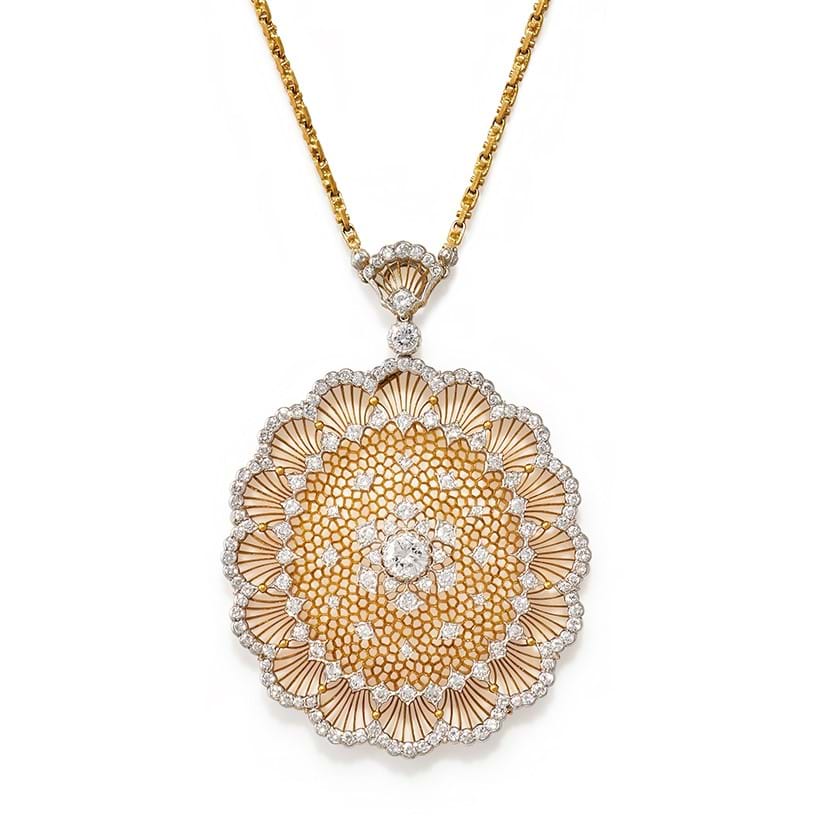 Inline Image - Buccellati, a diamond pendant necklace | Sold for £20,320