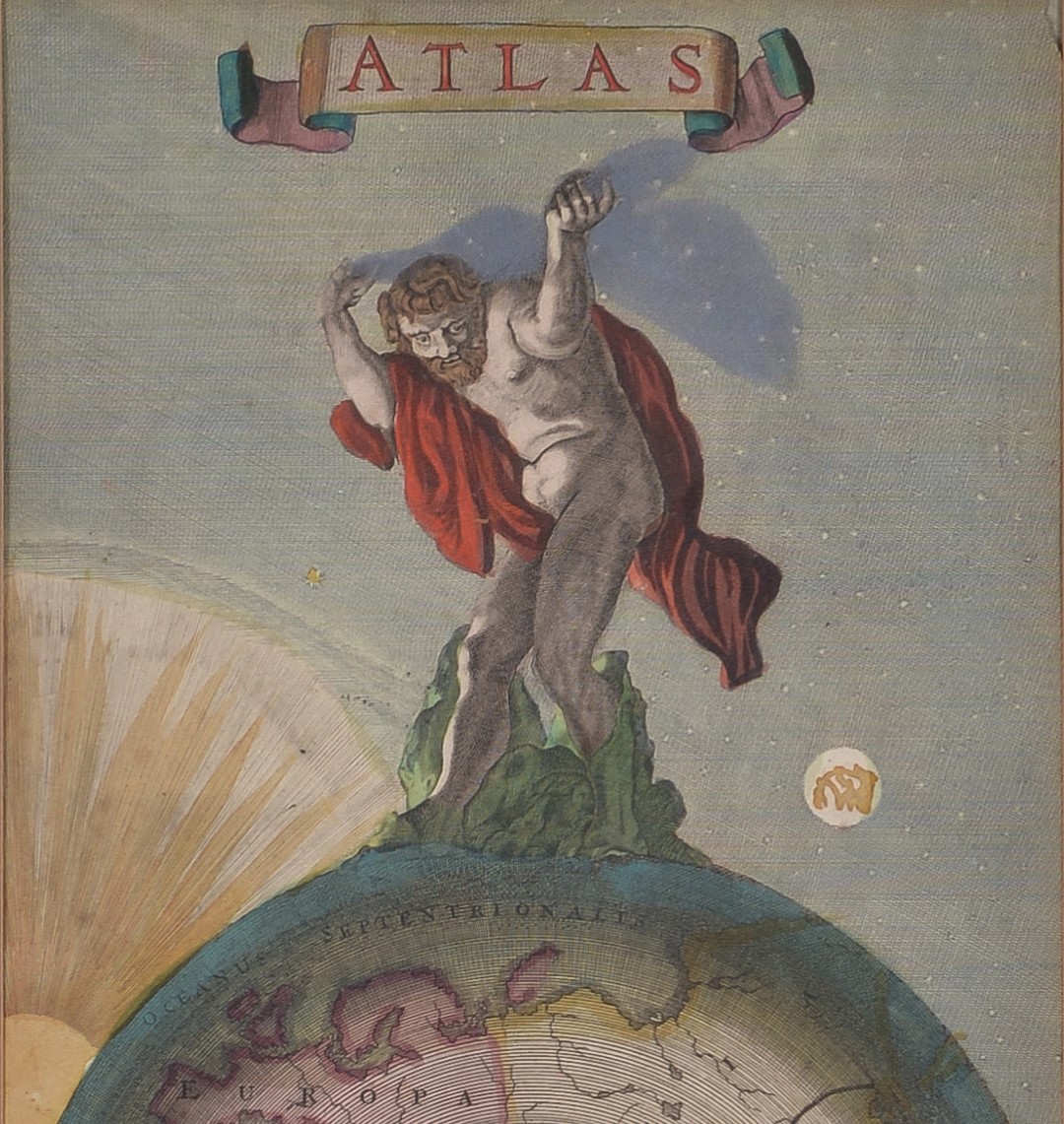 Inline Image - Lot 82, Justus Danckerts, Title page from an Atlas, c. 1690; est. £100-150 (+fees)