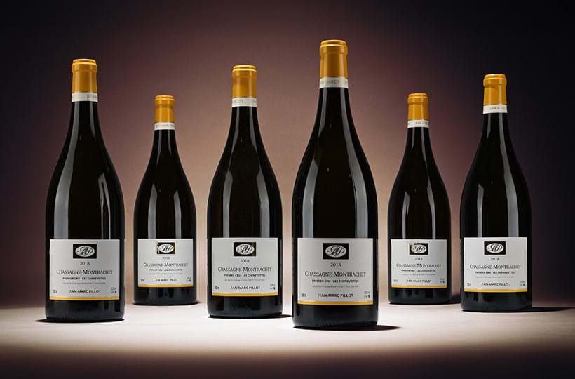 Inline Image - Lot 257: 2018 Jean-Marc Pillot, Chassagne-Montrachet Premier Cru, Les Chenevottes, OCC, 6 x 150cl | Est. £500-700 (+ fees)