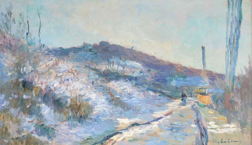 Inline Image - Albert Lebourg (French 1849-1928), Route de village, Hondouville-sur-Iton, oil on canvas; est. £4,000-6,000, sold for £6,200