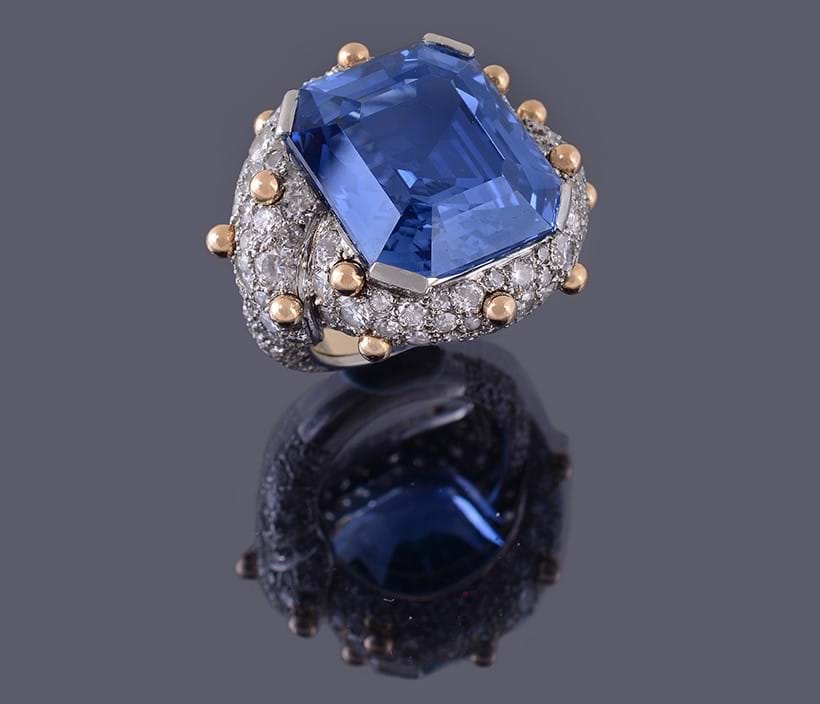 Inline Image - A sapphire and diamond dress ring by Jean Schlumberger | Sold for £117,800