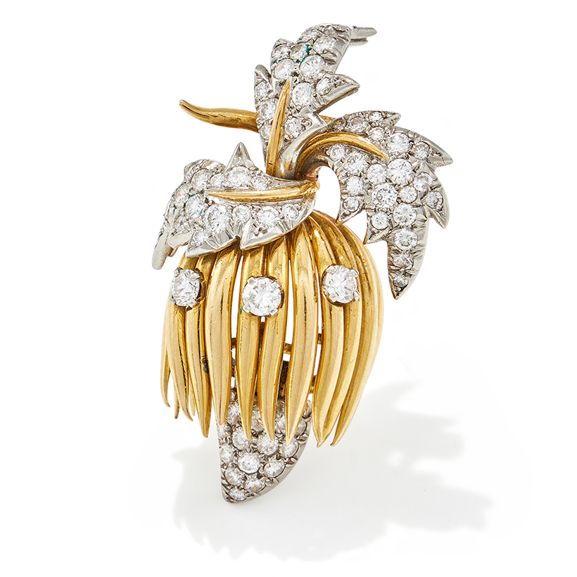 14809 Lot 54 Jean Schlumberger, a diamond set brooch, 1950s  Sold for £6,985.jpg