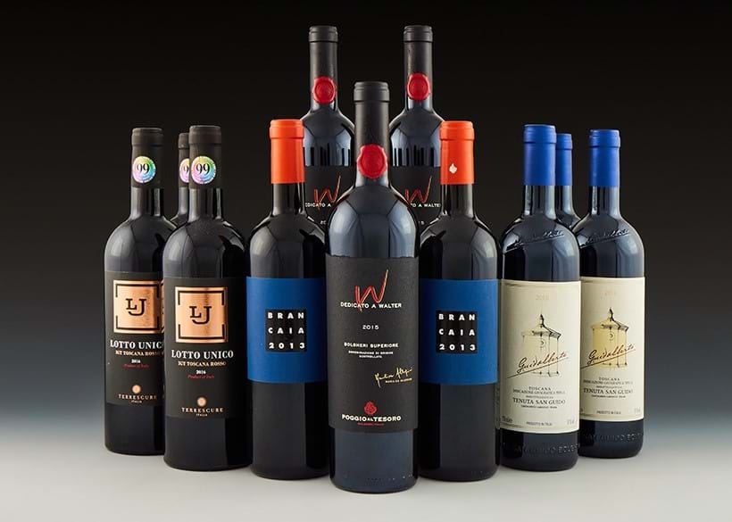 Inline Image - A selection of mixed Italian wines