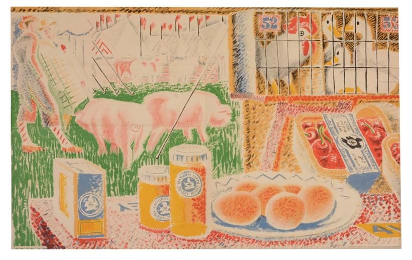 Inline Image - Clifford and Rosemary Ellis, The Market Stall, Honey and Plums