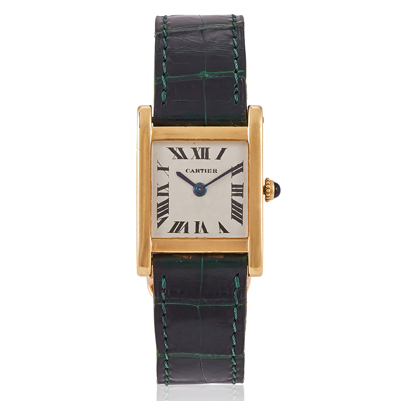 Inline Image - Cartier, Tank Normale, Ref. 7574, an 18 carat gold wristwatch, No. 10228, London 1966 | Sold for £37,700 (March 2025)