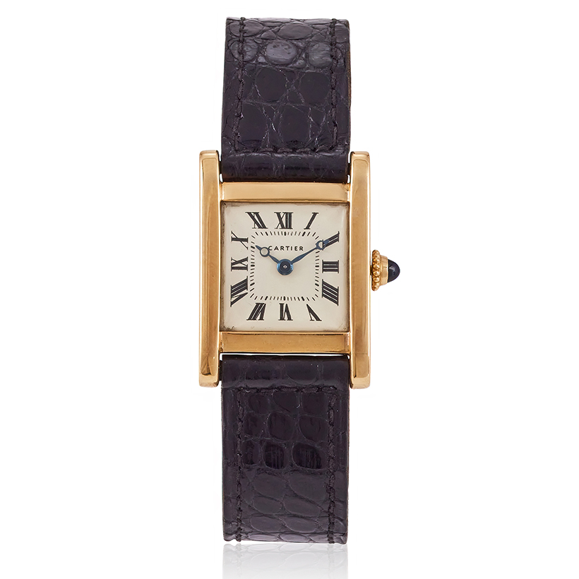Inline Image - Cartier, Tank, Ref. 8604, an 18 carat gold wristwatch, London 1968 | Sold for £11,970 (March 2025)