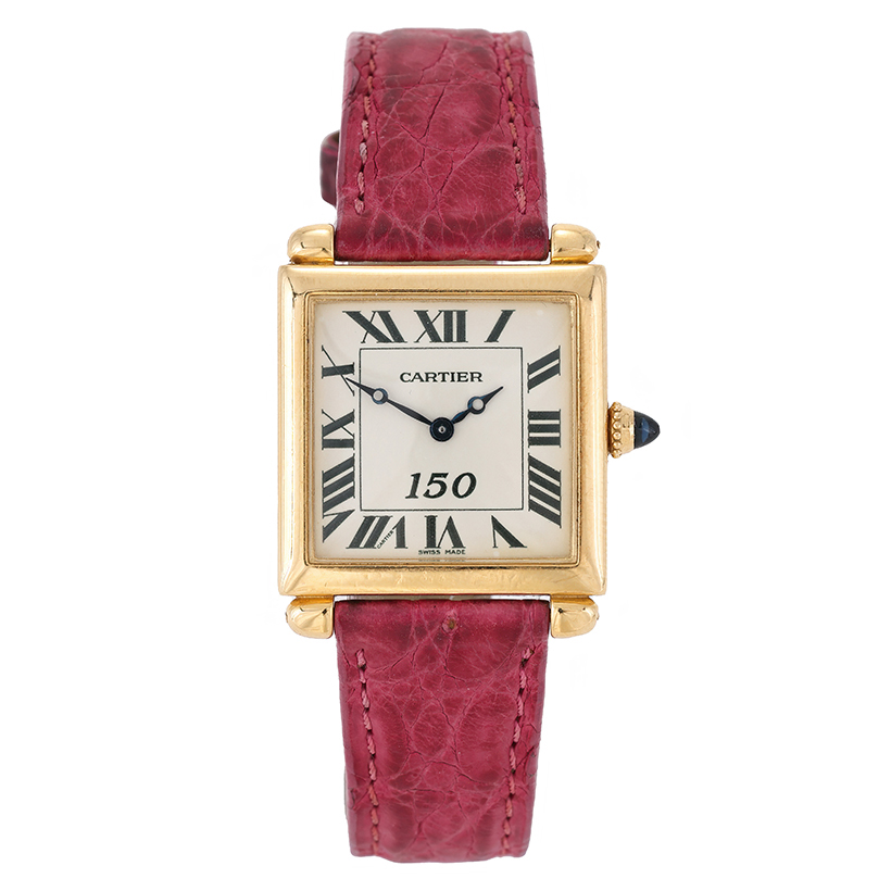 Inline Image - Cartier, Tank Obus, Harrods 150th Anniversary, Ref. 1630, a limited edition 18 carat gold wristwatch, No. 7/10, CC118309, circa 1999 | Sold for £6,930 (March 2024)