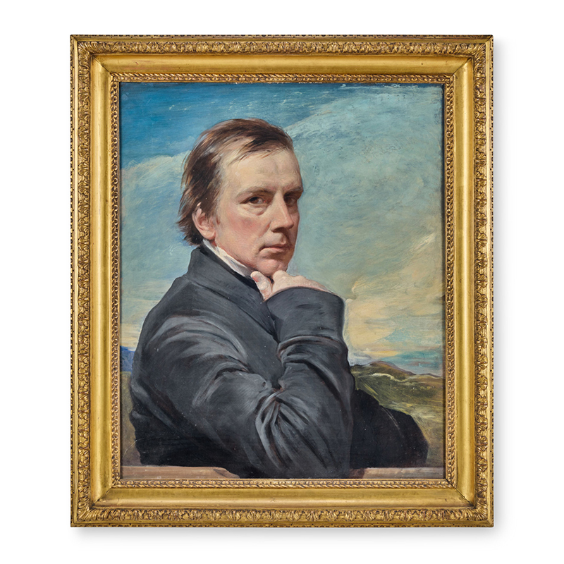 George Richmond (British 1809-1896), ‘Self Portrait, Half Length’, oil on canvas