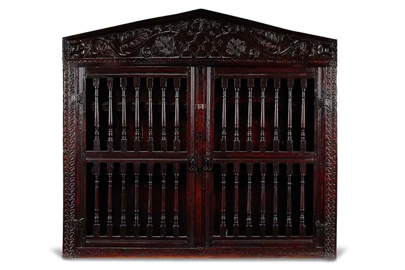 Inline Image - Lot 82: A Charles I Oak mural cupboard, North-West England, mid 17th century | Est. £5,000-8,000 (+fees)