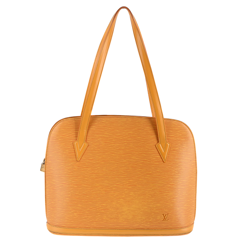 Louis Vuitton, Lussac, a mustard epi leather handbag