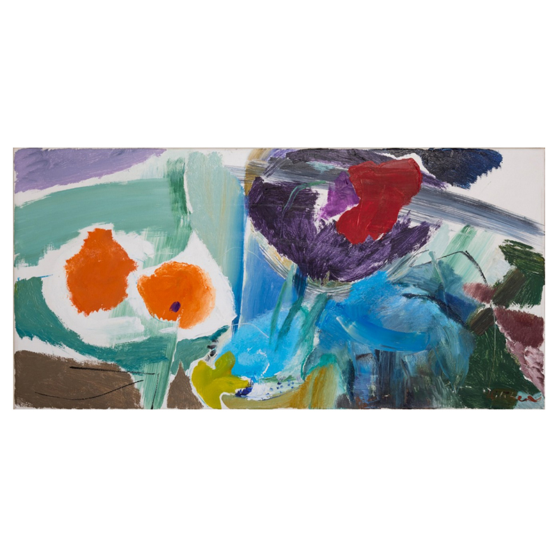 λ Ivon Hitchens (British 1893-1979), 'Dark and Light Poppies', oil on canvas