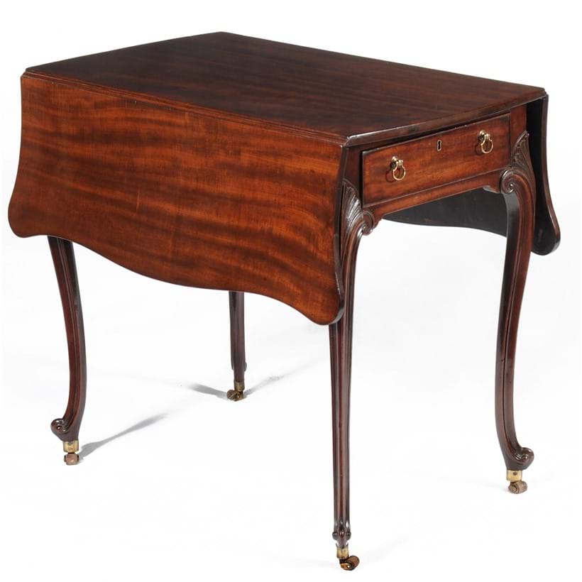 Inline Image - Lot 47, George III mahogany ‘butterfly’ Pembroke table 
attributed to Thomas Chippendale, circa 1770; est. £5,000-7,000 (+fees)