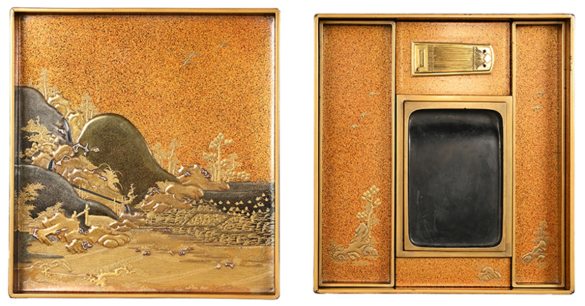 Inline Image - Lot 42: The interior of a suzuribako, formerly in the Charles A. Greenfield Collection | Est. £20,000-30,000 (+ fees)