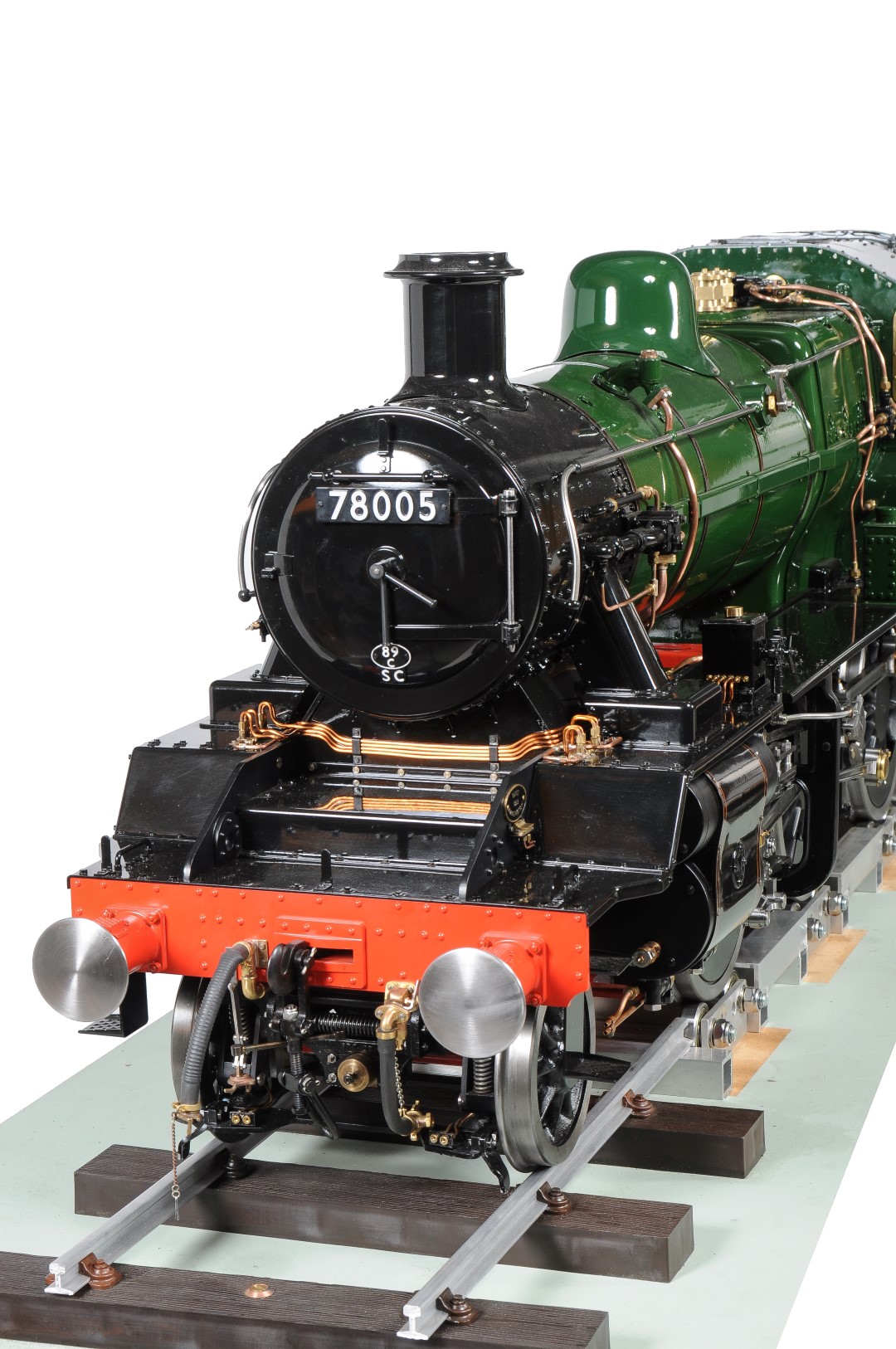 Inline Image - Lot 28, 7 ¼ inch gauge model of a 2-6-0 'Mogul' British Railways Standard Class 2 tender locomotive, no. 78005; est. £40,000-50,000 (+fees)