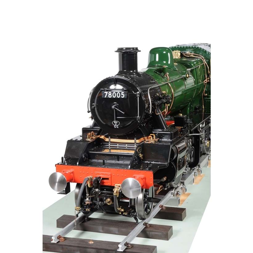 Inline Image - Lot 28, 7 ¼ inch gauge model of a 2-6-0 'Mogul' British Railways Standard Class 2 tender locomotive, no. 78005; est. £40,000-50,000 (+fees)