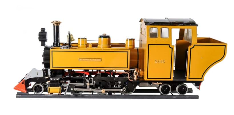 Inline Image - Lot 31, a 10¼ inch gauge model of an American 2-6-4 sider tank locomotive 'Mountaineer'; est. £30,000-40,000 (+fees)