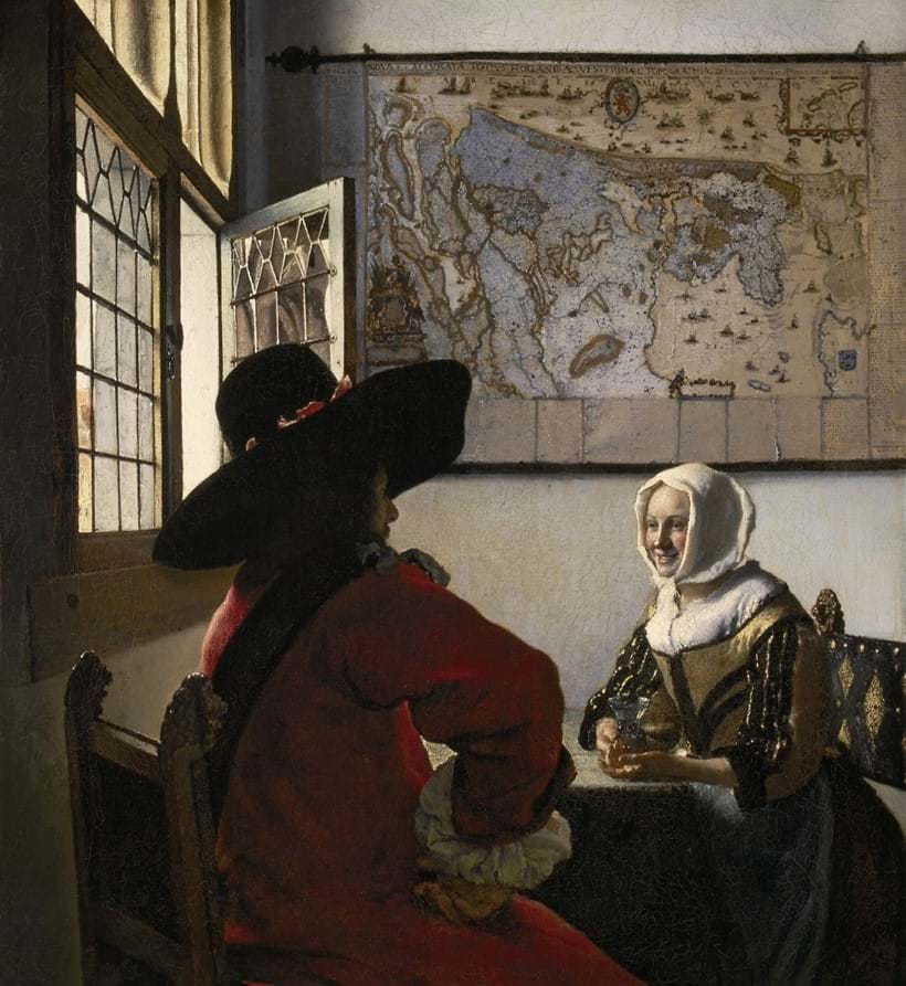 Inline Image - Johannes Vermeer, Officer and Laughing Girl, 1657 | Image courtesy of The Frick Collection, New York