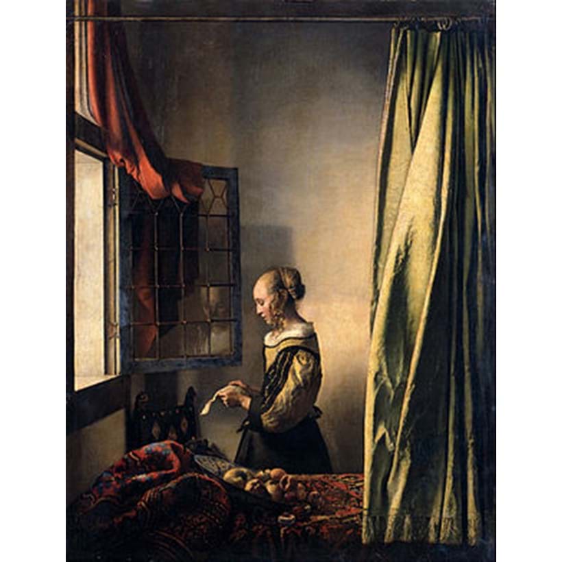 Inline Image - Johannes Vermeer, Girl reading a letter by an open window, c. 1657-1659 | Image courtesy of Gemäldegalerie, Dresden