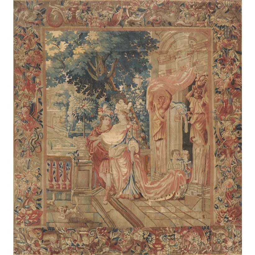 Inline Image - Lot 13, Franco-Flemish tapestry, depicting a marriage scene, late 17th century; est. £4,000-6,000 (+ fees)