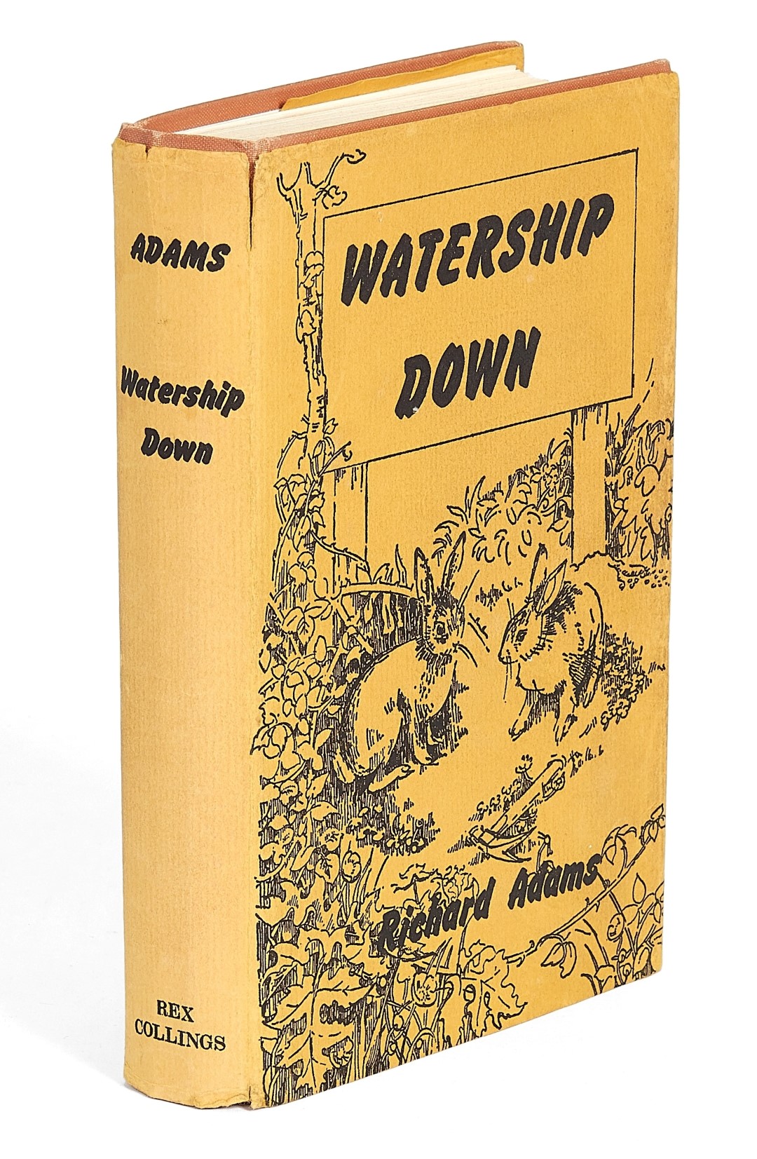 Inline Image - Lot 1, Richard Adams, Watership Down, first edition, 
signed by the author [London, Rex Collings, 1972]; est. £800-1,200 (+fees)