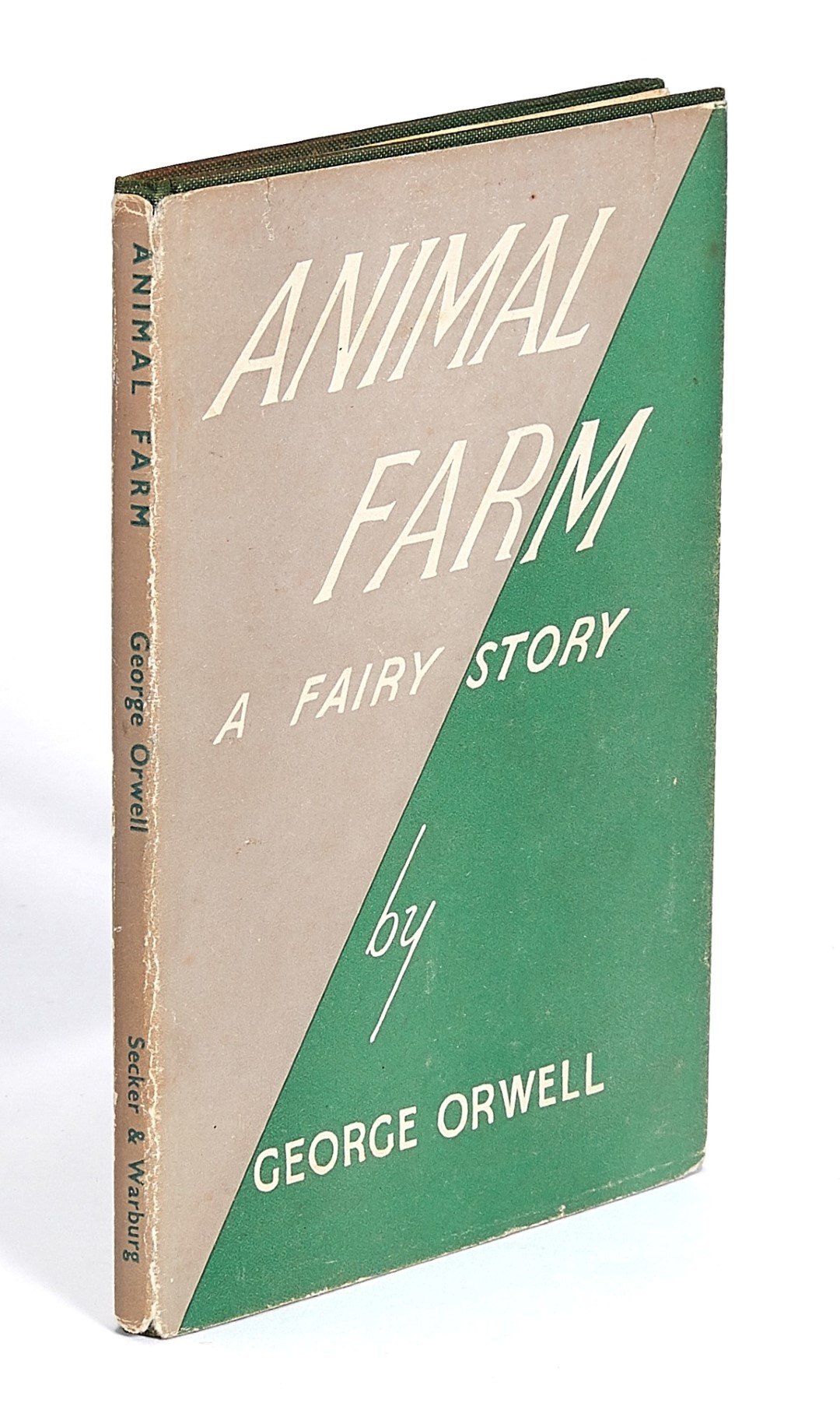 Inline Image - Lot 56, George Orwell, Animal Farm, A Fairy Story, first edition, 
[London, Secker & Warburg, 1945]; est. £1,000-1,500 (+fees)