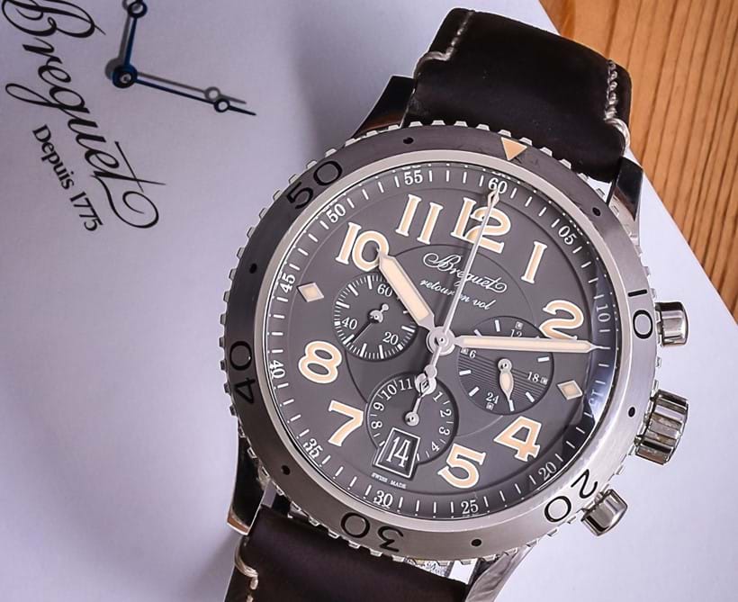 Inline Image - Lot 217, Breguet, Type XXI, ref. 3817STX238U, a stainless steel wrist watch, no. 111289; est. £2,500-3,500 (+fees)