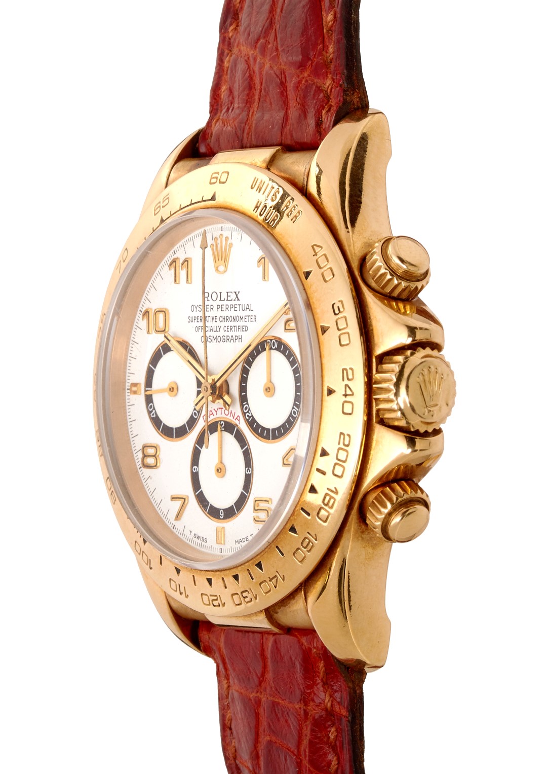 Inline Image - Lot 259, Rolex, Oyster Perpetual Cosmograph Daytona, ref. 16518, an 18 carat gold wrist watch; est. £7,000-9,000 (+fees)