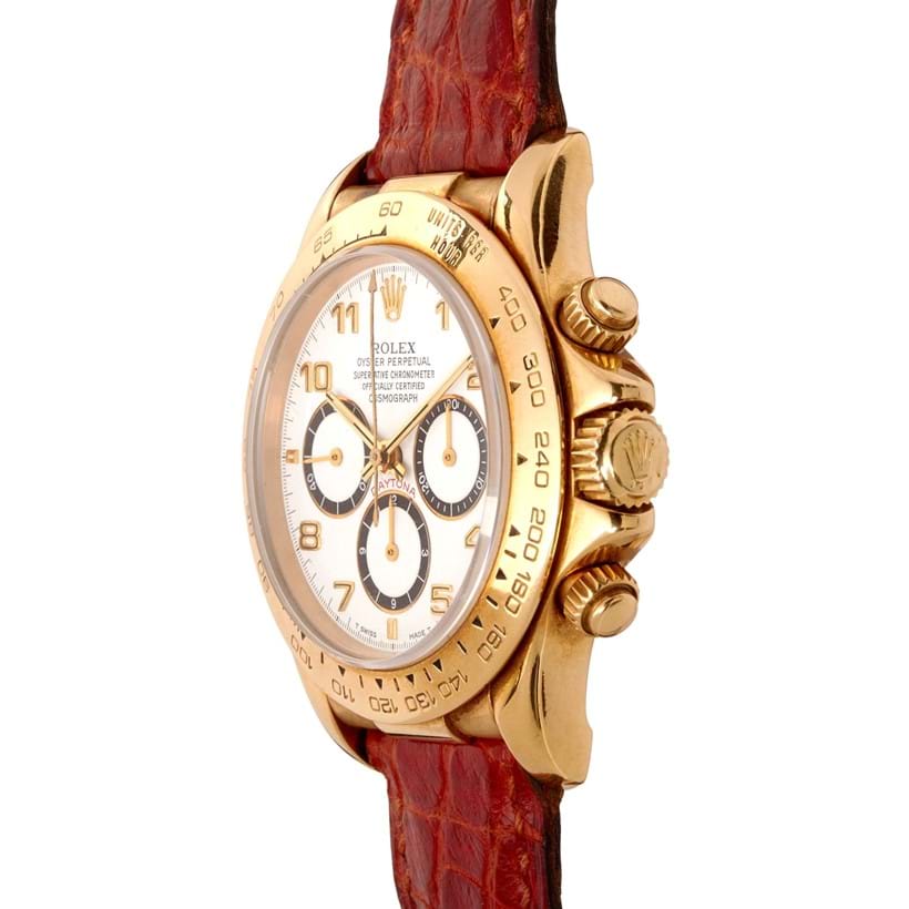 Inline Image - Lot 259, Rolex, Oyster Perpetual Cosmograph Daytona, ref. 16518, an 18 carat gold wrist watch; est. £7,000-9,000 (+fees)