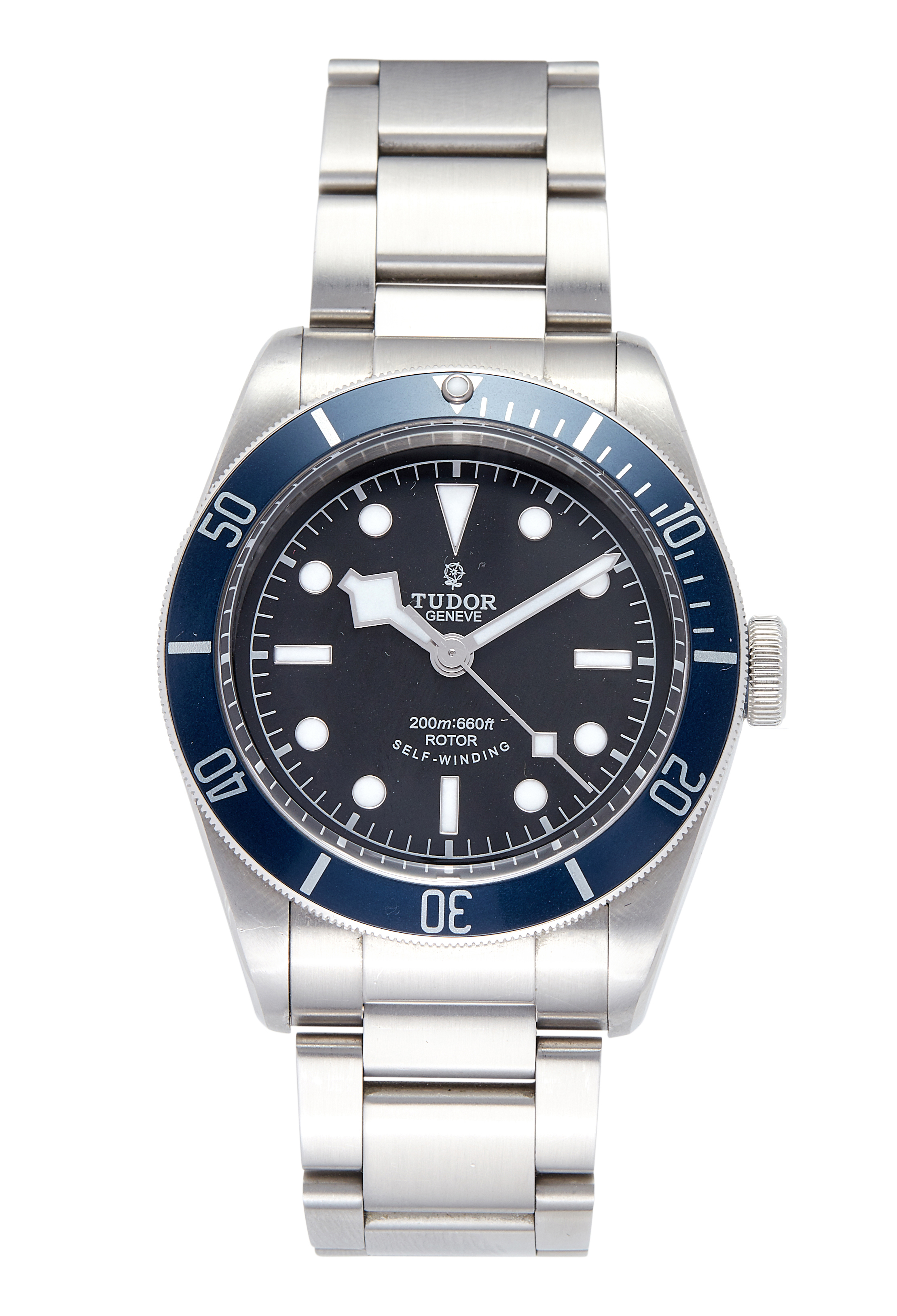 Inline Image - Lot 232, Tudor Heritage Black Bay, ref. 79220B, a stainless steel bracelet wrist watch; est. £1,200-1,800 (+fees)