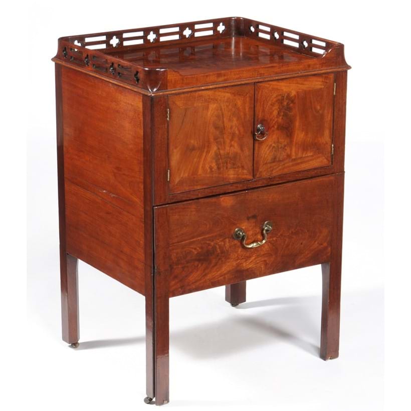 Inline Image - Lot 114, George III mahogany bedside commode, 
attributed to Thomas Chippendale, circa 1770; est. £1,500-2,000 (+fees)