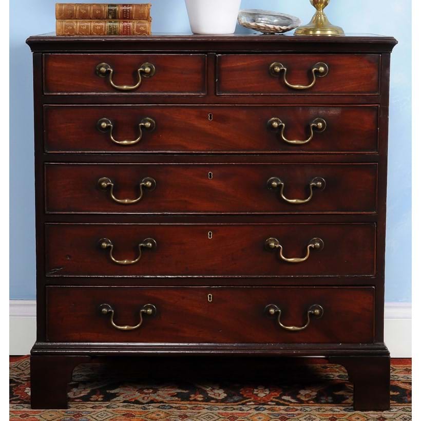 Inline Image - Lot 76, George III mahogany chest of drawers, circa 1780; est. £2,000-3,000 (+fees)