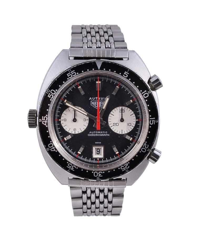 Inline Image - Lot 193, Heuer, Autavia, ref. 1163, cal. 11, circa 1970; est. £1,800-2,800 (+fees)