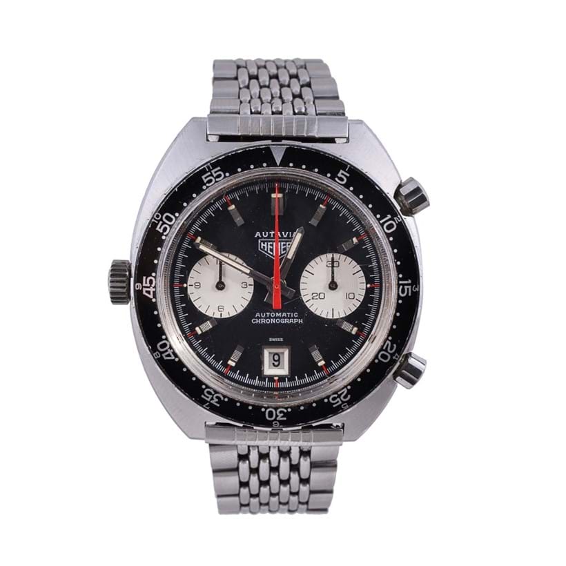 Inline Image - Lot 193, Heuer, Autavia, ref. 1163, cal. 11, circa 1970; est. £1,800-2,800 (+fees)