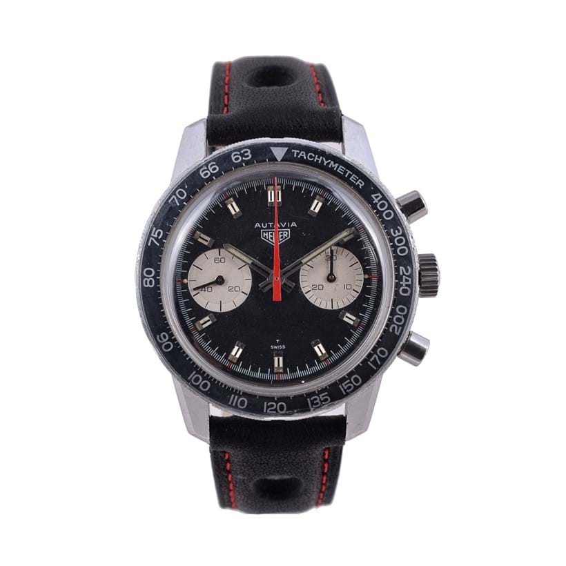 Inline Image - Lot 194, Heuer, Autavia, ref. 7763C, cal. Valjoux 7730, circa 1970; est. £3,000-5,000 (+fees)