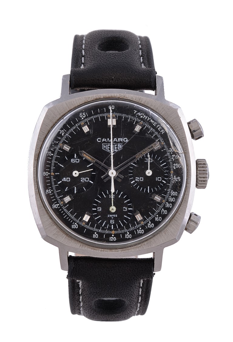 Inline Image - Lot 196, Heuer, Camaro, ref. 7720NT, cal. Valjoux 72, circa 1968; est. £2,000-3,000 (+fees)