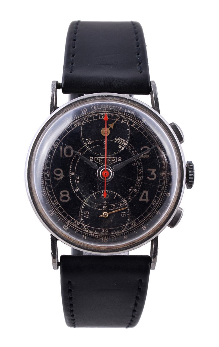 Inline Image - Lot 197, Up-Down Chronograph, ref. 3249 Telemeter, cal. Venus 170, circa 1940; est. £1,200-1,800 (+fees)