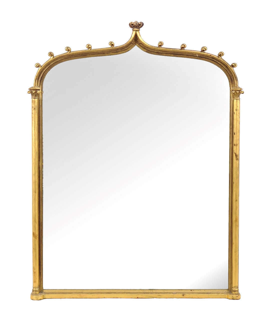 Inline Image - Lot 316, a Victorian giltwood overmantel, late 19th century, 
featuring distinctive Gothic design elements; est. £400-600 (+fees)