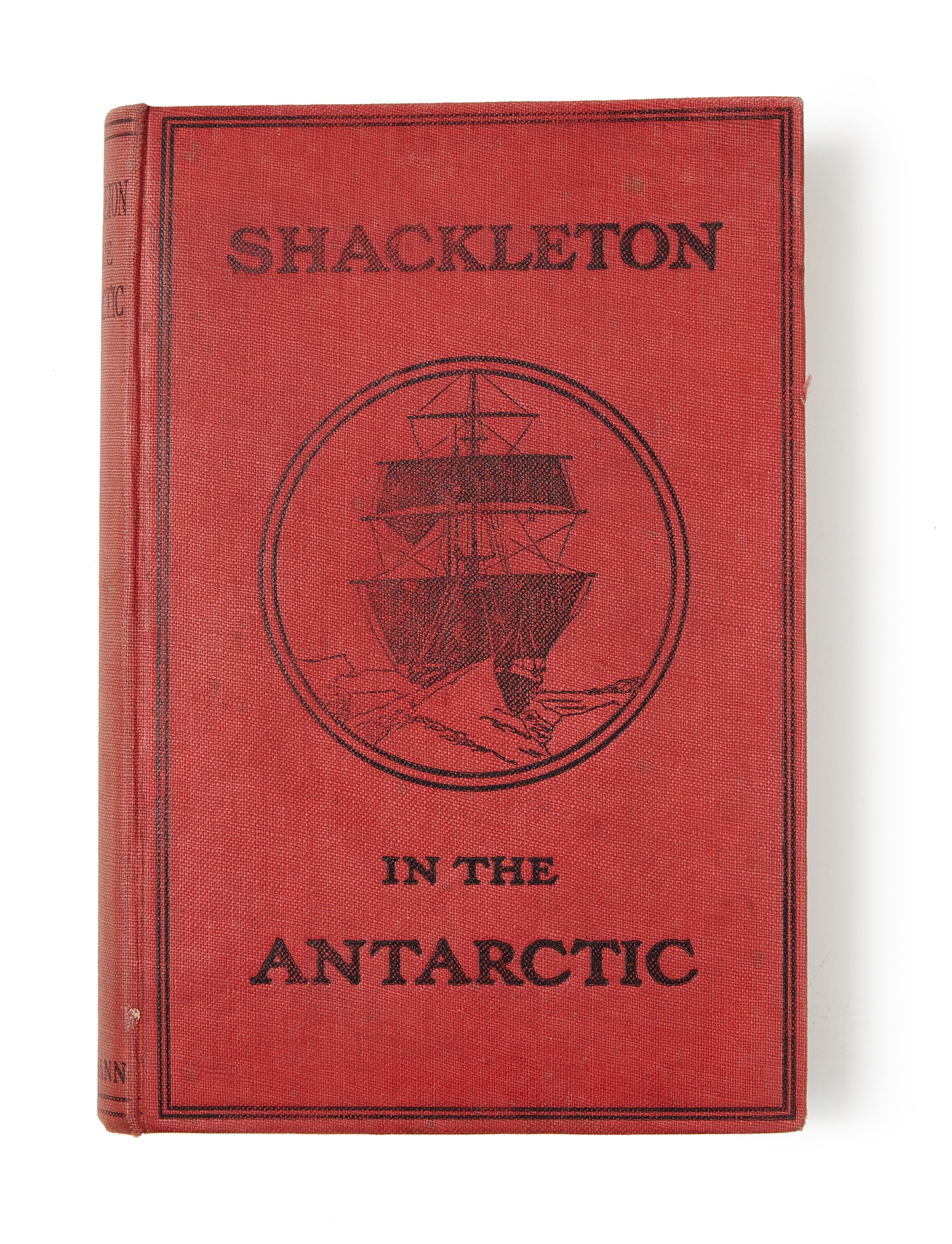 Inline Image - Sir Ernest Shackleton, Shackleton in the Antarctic | inscribed by the author on end paper, 'To Winifred Benchley with the authors kind regards, E. Shackleton Sep 1914' | 50 plates, map on paste down, original red pictorial cloth | Winifred Benchley, (1883-1953), agricultural scientist and 'perhaps Britain's leading authority on weeds in the early twentieth century' | est. £250-350, sold for £434