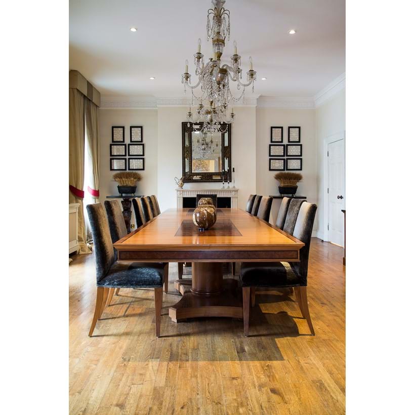 Inline Image - Lot 15: Y David Linley, a rectangular American black walnut, ebony and burr walnut dining table, early 21st century | Est. £7,000-10,000 (+fees)