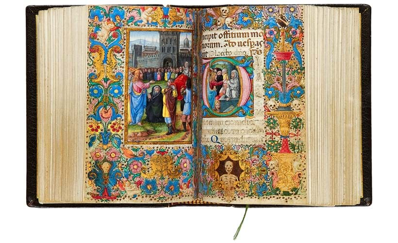 Inline Image - Lot 90, The Hours of Isabella d'Este, Use of Rome, in Latin 
[Italy, (Florence), c. 1490]
Est. £200,000-300,000, sold for £421,600 
Western and Oriental Manuscripts and Miniatures, 10th July